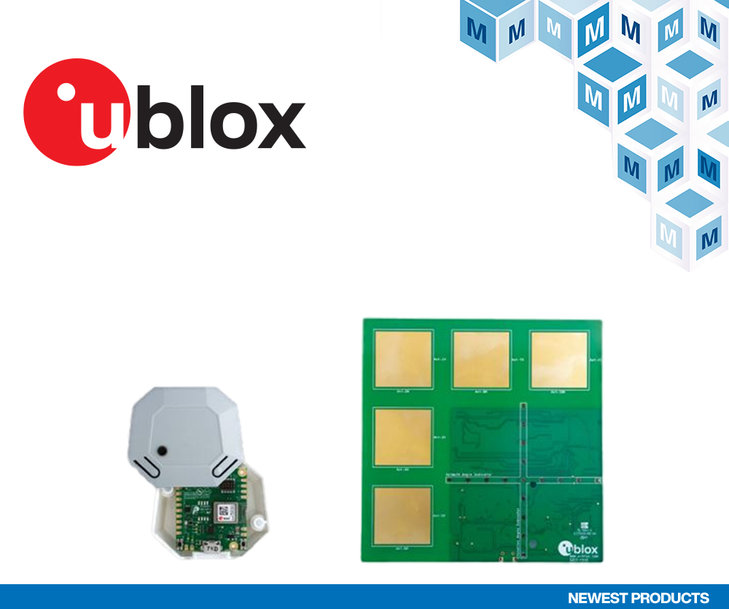 Kit Explorer XPLR-AOA-1 de u-blox para búsqueda de dirección Bluetooth, ahora en Mouser